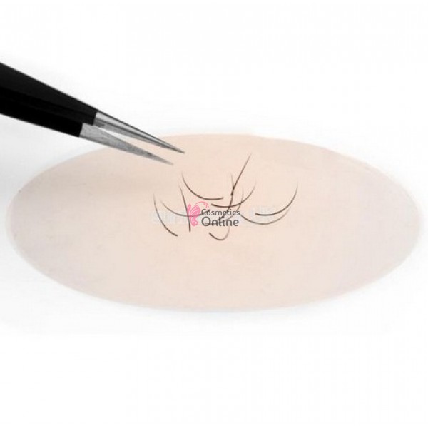 Suport din silicon pentru gene false fir cu fir Crem